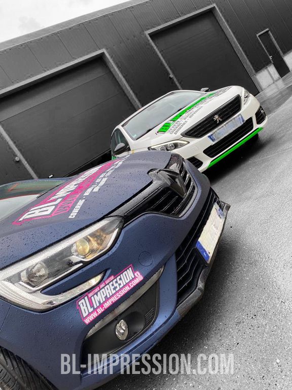 bl impression covering cover wrap wrapping cover mactac duplidata blimpression impression imprimerie imprimeur insta instagram facebook megane 308 cars